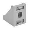 50-Piece Aluminum Extrusion Corner Brackets, 2-Hole Right-Angle L Connectors, for 2028 Profiles, 28 x 28 x 20 mm view 3