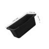 Milisten Reusable Silicone Grease Tray Liner, Heat- and Wear-Resistant, Black view 2