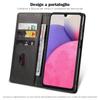 Mixroom Book-Style Wallet Case for Samsung Galaxy A54, Rose and Skull M726 view 4