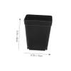 Happyyami 50-Pack Plant Pots for Garden and Balcony, Seedling Pots for Succulents and Houseplants with Drainage Holes view 2