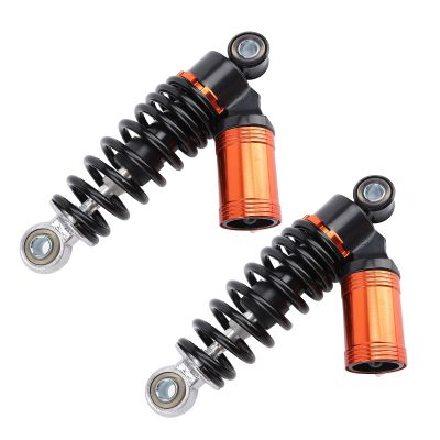 Pair of 180 mm Shock Absorbers with Aluminum Alloy High-Performance Springs for Dirt Bikes, Go-Karts, ATVs, Quads, Scooters and Electric Vehicles