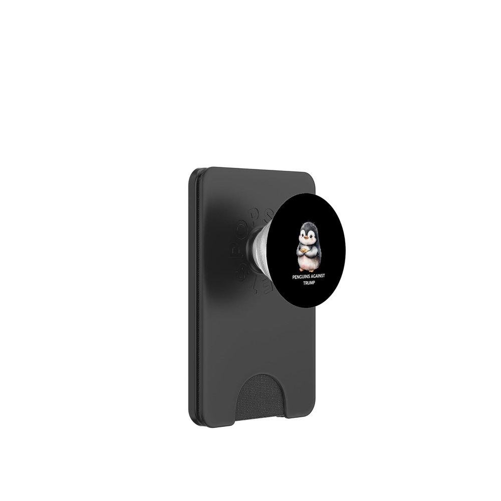 Penguins Against Trump PopSockets PopWallet for MagSafe