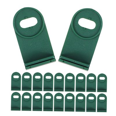TOYANDONA 150-Piece Plastic Greenhouse Clips, Easy to Install and Remove, Secure Fastening for Gardens and Greenhouses