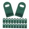 TOYANDONA 150-Piece Plastic Greenhouse Clips, Easy to Install and Remove, Secure Fastening for Gardens and Greenhouses view 1