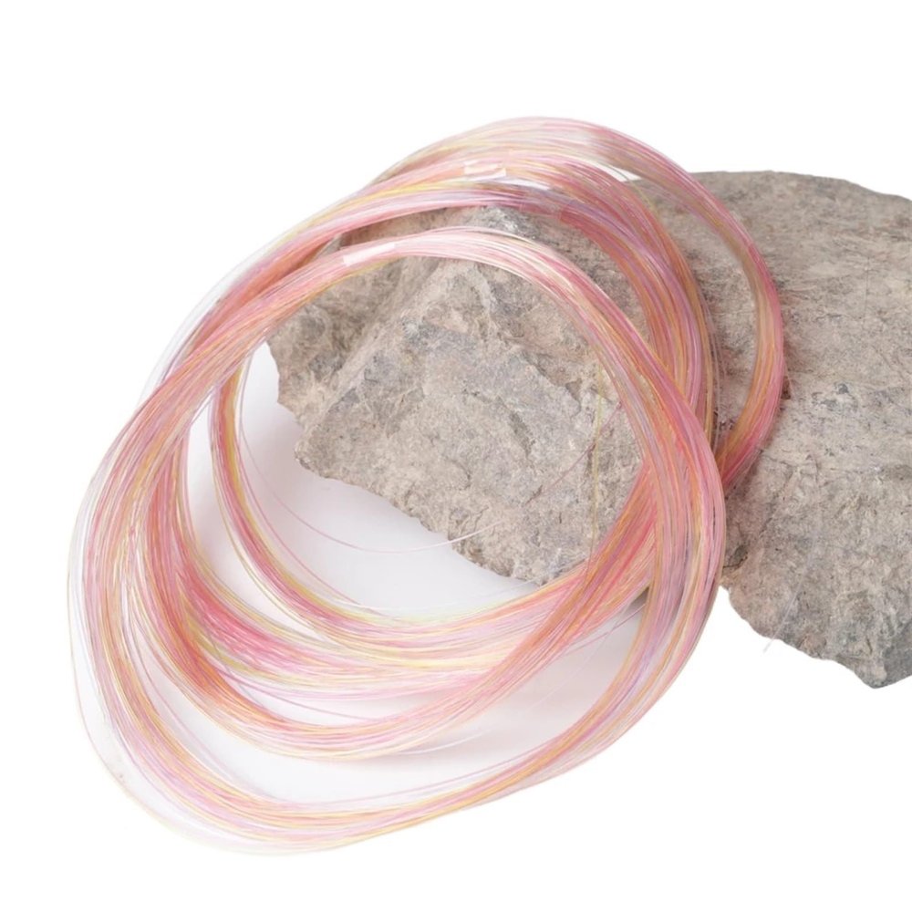 Fishing Line, 1-Pack Bulk 100 m Nylon Monofilament Line, Multicolor Sea, River and Carp Line, Saltwater (0.50 mm)