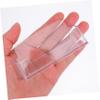 KAILIKETIY Transparent Acrylic Business Card Holder for Office Desks view 3
