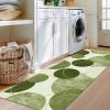 ZESEWU Hallway Runner Rug, Non-Slip, Washable, Green Vintage, 70 x 120 cm view 2