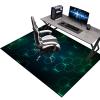 Chair Mat for Hard Floors, Office & Gaming Chairs, Scratch-Resistant, 90 x 100 cm view 1