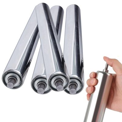 Gravity Roller Conveyor Roller, Galvanized Steel Tube, 51 mm Diameter, 450 mm Length
