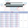 Gravity Roller Conveyor Roller, Galvanized Steel Tube, 51 mm Diameter, 450 mm Length view 2