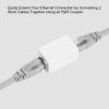 QUARKZMAN RJ45 Cat7 Coupler, 10-Pack, Female-to-Female Ethernet Adapter, White view 3