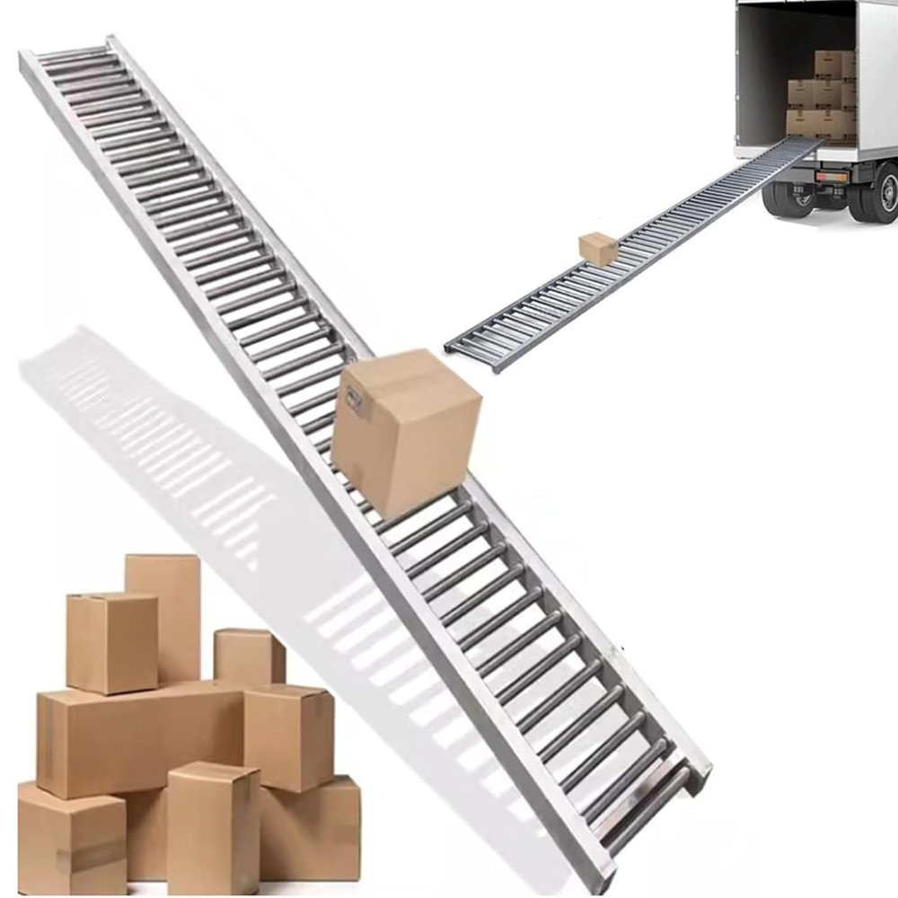 Replacement Stainless Steel Roller Conveyor, 61 cm Wide, 2 m Long