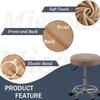 Miecoae Round Stool Cover, 30–60 cm Diameter, Stretchable, Washable view 4