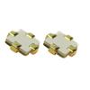 Codulu 2PCS Square Vintage Sewing Buttons, White, 22 mm view 1