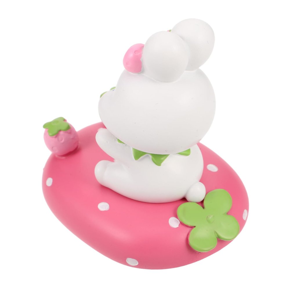Hemobllo Cute Bunny-Shaped Resin Phone Holder for Desk