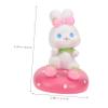 Hemobllo Cute Bunny-Shaped Resin Phone Holder for Desk view 2