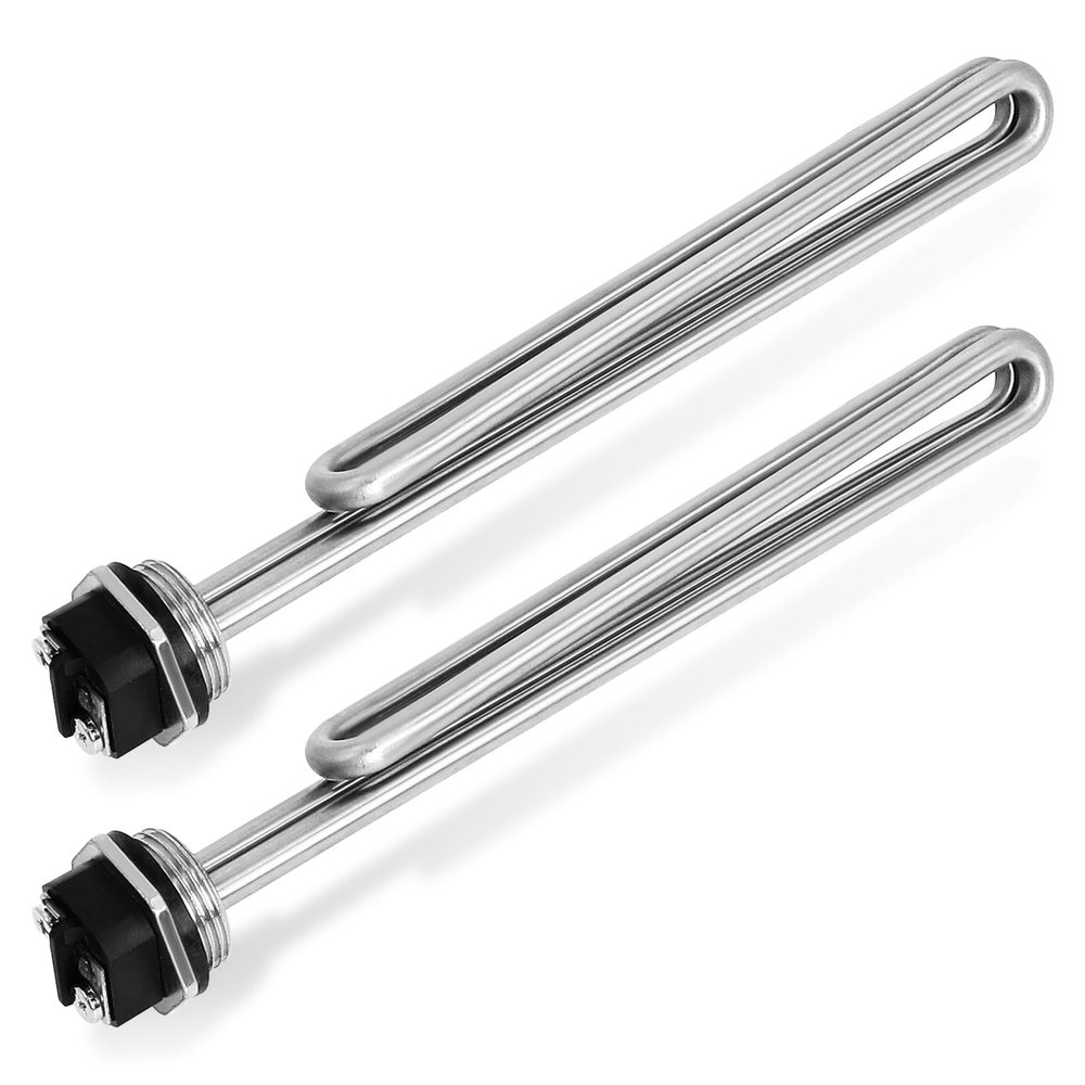 4500W 02582 Screw-In Foldback Water Heater Element Compatible with Whirlpool, GE, AO Smith, Rheem, Maytag