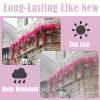 Artificial Petunia Hanging Flowers, Weather-Resistant Morning Glories for Outdoor Decor (2 pcs × 08) view 2