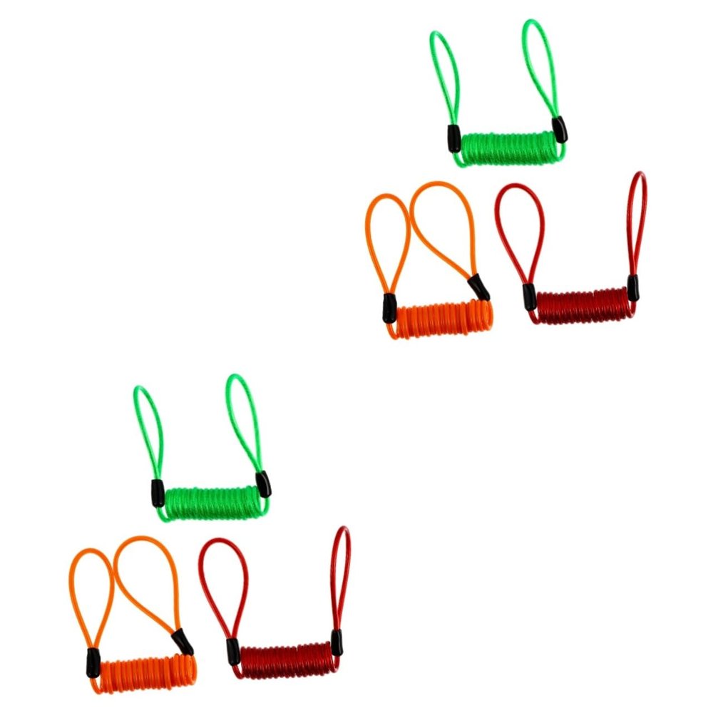 Abaodam 6-Piece Alarm Disc Lock Reminder Cables