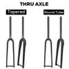 DONGLING Carbon Gravel Bike Fork, Internal Cable Routing, Tapered Quick Release view 3