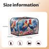 Mexpekil Watercolor Rooster Flower 2-Slice Toaster Cover view 2