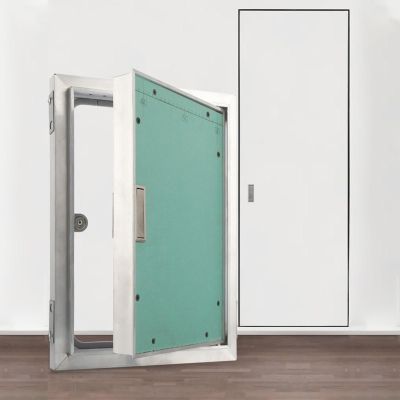 YOPIJA Paintable Drywall Access Panel with Handle, 30×130 cm, Customizable Flush-Mount Hatch (85×100 cm)