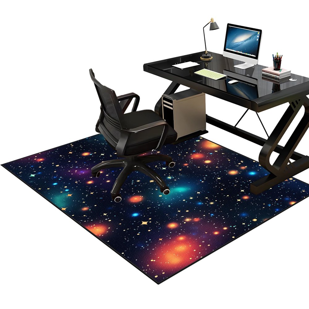 Tkuhknag Floor Protection Mat for Office and Gaming Chairs, 140 x 180 cm