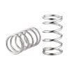 10 Compression Springs, 304 Stainless Steel, 1.5 mm x 12 mm x 40 mm, Silver-Tone view 1