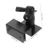 Black Aluminum Alloy Roof Gutter Mount for Solar Panels view 2