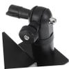 Black Aluminum Alloy Roof Gutter Mount for Solar Panels view 3