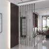 Whnoor 7-Piece Room Divider with Adjustable Foot Supports, Floor-to-Ceiling Privacy Screen, Freestanding Metal Columns for Residential and Commercial Spaces (B-7pcs, 300 cm/118.11 in) view 1