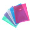 DOITOOL 10-Pack Transparent PP Document Organizers with Buckle Closure for Office and School view 1