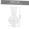 Happyyami Creative Glass Vases with Stylish Light Bulb Design, 2-Pack view 2
