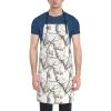 White Tree Camo Apron for Adults, Cooking, Painting, Grilling, Adjustable, Black, One Size view 1