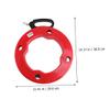 NUOBESTY Cable Pulling Tape with Steel Wire, Red ABS Housing view 2