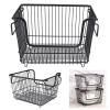 Stackable Wire Freezer Organizer Basket for Deep Freezers view 3