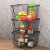 Stackable Wire Freezer Organizer Basket for Deep Freezers view 4