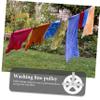 TOPPERFUN 3-Piece Clothesline Pulley Set view 3