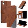 Brown Leather Flip Wallet Case for Honor 5A and Huawei Y6II view 1