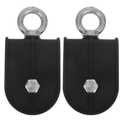Veemoon 2-Piece 60 mm Pulley Wheels, Quiet, Swivel, up to 100 kg for Fitness Equipment