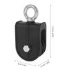 Veemoon 2-Piece 60 mm Pulley Wheels, Quiet, Swivel, up to 100 kg for Fitness Equipment view 2