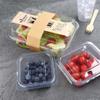 VEPATIM 150 Clear Rectangular Containers with Lids, 2,000 mL (rPET) view 2