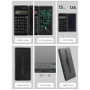 Hyuduo Office Desk Calculator with Solar Power and LCD Writing Tablet, Black view 3