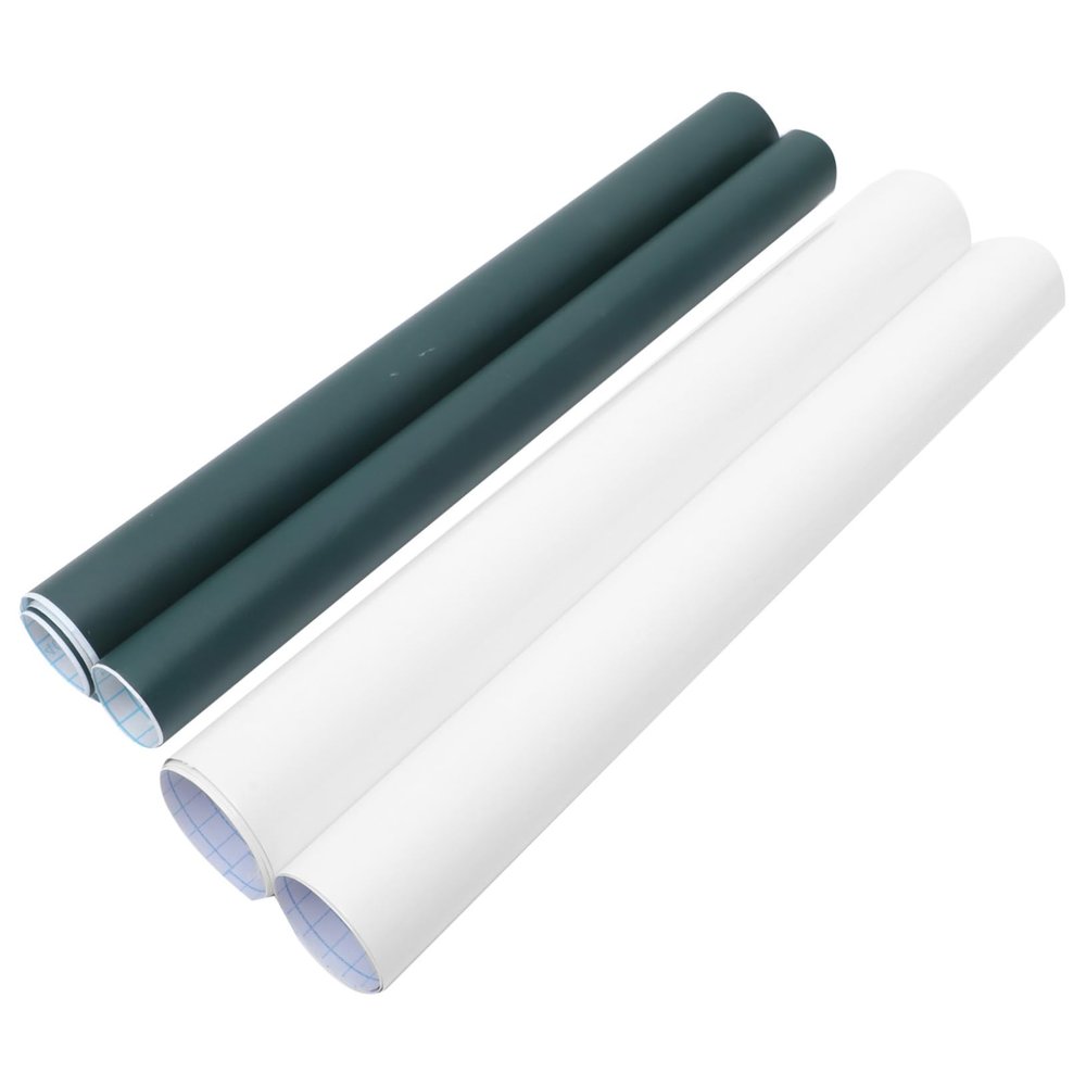 DOITOOL 2-Pack Dry-Erase Whiteboard Film, 45 x 100 cm, Self-Adhesive PVC, Reusable, for Home, Children and Classrooms
