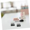 Mobestech 10-Pack Transparent Acrylic Brooch Display Cases with Foam Inserts view 3