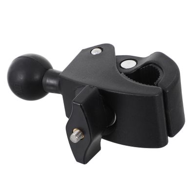 Bicycle Handlebar Ball-Joint Mount for Motorcycle Handlebars, Black Plastic