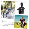 Bicycle Handlebar Ball-Joint Mount for Motorcycle Handlebars, Black Plastic view 2