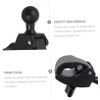 Bicycle Handlebar Ball-Joint Mount for Motorcycle Handlebars, Black Plastic view 3
