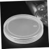 Holibanna Clear Reusable Plastic Bottle with Lid and Angled Opening view 2