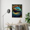 Paint by Numbers for Adults, Snake Artwork, Animal Painting Kit for Ages 7+, DIY Canvas, 40 x 50 cm, Unframed view 2